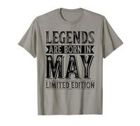 Le Leggende Sono Nate nel Mese di Maggio Compleanno a Maggio Maglietta