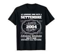 Le leggende sono nate nel Settembre 2004 18 Compleanno Anni Maglietta