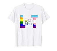 Le Lesbiche Dicono Diritti Trans! L con la T Maglietta