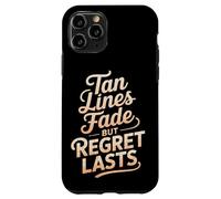 Le linee dell'abbronzatura svaniscono ma il rimpianto dura le scottature solari Custodia per iPhone 11 Pro