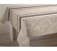 Le linge de Jules Tovaglia Antimacchia Arabesque - Rotonda 160 cm