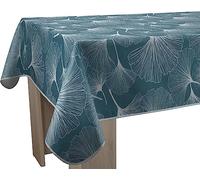 Le linge de Jules Tovaglia antimacchia Biloba blu, rettangolare, 150 x 200 cm