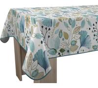 Le linge de Jules Tovaglia antimacchia Bloom, rettangolare, 150 x 200 cm, blu, beige