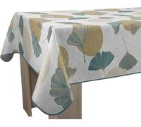 Le linge de Jules Tovaglia antimacchia Kobe blu quadrato, 150 x 150 cm