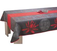 Le linge de Jules Tovaglia antimacchia Lotus, rettangolare, 150 x 300 cm, colore: Rosso