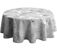 Le linge de Jules Tovaglia antimacchia Olinda grigia, rotonda, 160 cm