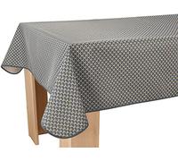 Le linge de Jules Tovaglia Antimacchia Paon anthracite - Rettangolare 150 x 300 cm