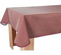Le linge de Jules Tovaglia Antimacchia Paon Rosso scuro - Rettangolare 150 x 350 cm