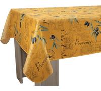 Le linge de Jules Tovaglia antimacchia Provence gialla, quadrata, 150 x 150 cm