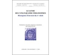 Le livre des XXIV philosophes: Resurgence d'un texte du IVe siecle: Résurgence d'un texte du IVe siècle