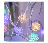 Le luci, Ornamenti natalizi extra large for esterni, luci a fiocco di neve, lucine a forma di fiocco di neve for interni ed esterni, decorazioni a LED for camera da letto, feste, giardino, patio(4.5M)