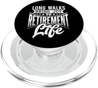 Le lunghe passeggiate portano gioia al design della vita in pensione PopSockets PopGrip per MagSafe