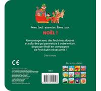 Le lutin de Noël - Mes petits coucous: Livre à flaps en feutrine - dès 10 mois