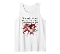 Le Macchie di Sangue Sono Rosse Non Ti troveranno mai True Crime Show Canotta