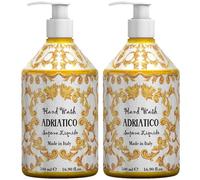 Le Maioliche Sapone Liquido Ambra e Gelsomino Linea Adriatico 2x500 ml