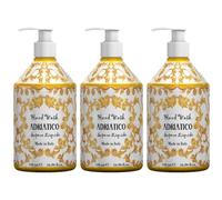 Le Maioliche Sapone Liquido Ambra e Gelsomino Linea Adriatico 3x500 ml