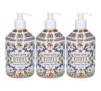 Le Maioliche Sapone Liquido Gelsomino e Vaniglia Linea Riviera 3x500 m