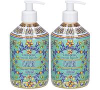 Le Maioliche Sapone Liquido Iris e Ylang Ylang Linea Capri 2x500 ml