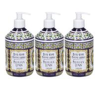 Le Maioliche Sapone Liquido Mani Linea Limoni di Sicilia 3x500 ml