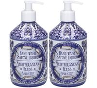 Le Maioliche Sapone Liquido Mani Mirto e Ginger Linea Erbe del Mediter