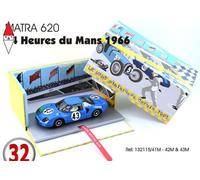 Le Mans Miniatures Matra 620 - 24H Le Mans 1966 - n.41 Beltoise Servoz-Gavin