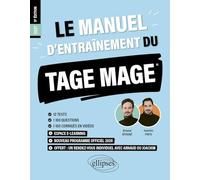 Le Manuel d’Entraînement du TAGE MAGE: 12 tests blancs + 1100 questions + 1100 vidéos 2027