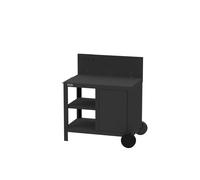 Le Marquier Carrello Desserte Allure Nero per Plancha 45-75 Cm - Mobile Supporto Cucina Outdoor