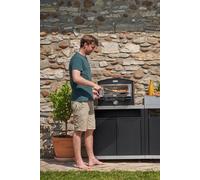 Le Marquier Cucina 2 Elementi Piano Inox con Credenze Duo