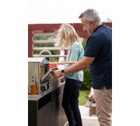 Le Marquier Cucina 3 Elementi Piano Inox con Credenze Duo