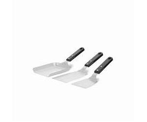 Le Marquier Kit 3 Spatole Plancha Inox Nero