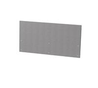 Le Marquier Paraspruzzi Centrale Plancha Inox 40,6 x 80 cm Grigio