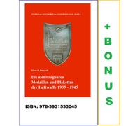 Le Medaglie E Placcati Non Trasportabili Della Luftwaffe 1935-1945 Patzwall