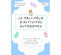 Le méli-mélo d'activités autonomes: CE1