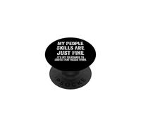 Le mie abilità relazionali vanno bene, divertenti e sarcastiche PopSockets PopGrip Adesivo
