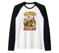 Le Mie Anatre Non Sono in Fila, Stanno passando Il Cerchio Maglia con Maniche Raglan