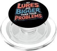 Le mie esche sono più grandi della tua pesca estiva in acqua salata PopSockets PopGrip per MagSafe