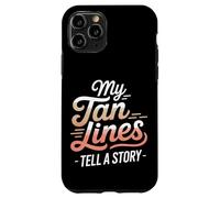 Le mie linee abbronzanti raccontano una storia Sunburn Custodia per iPhone 11 Pro