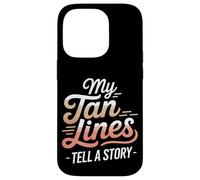 Le mie linee abbronzanti raccontano una storia Sunburn Custodia per iPhone 14 Pro