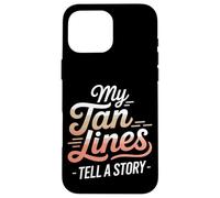 Le mie linee abbronzanti raccontano una storia Sunburn Custodia per iPhone 16 Pro Max
