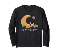 Le Mie luci da Lettura. Luna Crescente Stella Notte Cielo Maglia a Manica