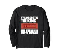 Le Mie Mani Parlano Il Theremin Fa Il Grido Maglia a Manica