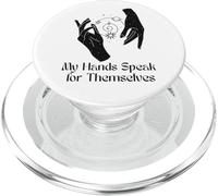 Le mie mani parlano per se stessi Sordi ASL Expression Design PopSockets PopGrip per MagSafe