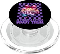 Le mie onde cerebrali sono così potenti consapevolezza dell'epilessia Ragazza Mamma PopSockets PopGrip per MagSafe