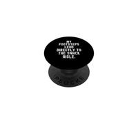 le mie orme portano direttamente al corridoio snack Divertente PopSockets PopGrip Adesivo