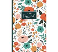 Le mie password: quaderno alfabetico per annotare in modo sicuro i nomi utente e le password Internet, 6 x 9 pollici simile al formato A5 (15,24 x 22,86 cm) - 48