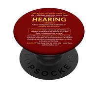 Le Mie Pecore Ascoltano La Mia Voce Giovanni 10:27 E Obb PopSockets PopGrip Adesivo