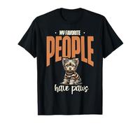 Le mie persone preferite hanno Paws Animal Rescue Lover Pet Rescuer Maglietta