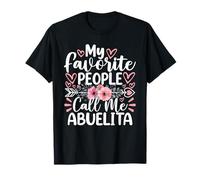 Le mie persone preferite mi chiamano Abuelita Funny Festa della mamma Maglietta