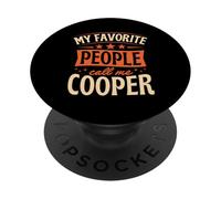 Le mie persone preferite mi chiamano Cooper Nome personalizzato PopSockets PopGrip Adesivo