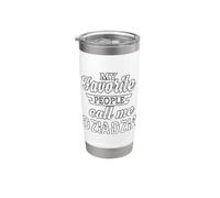 Le mie persone preferite mi chiamano Dziadzia nonno polacco Bicchiere termico in acciaio inox doppia parete